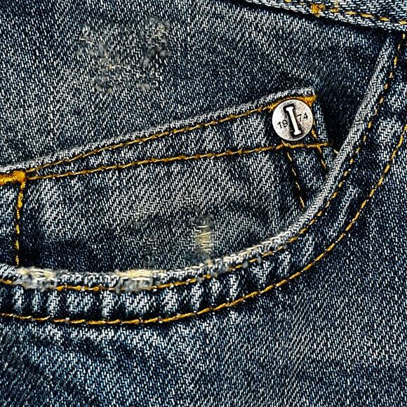 Iceberg Women’s Jeans Size 30 Distressed Slim Fit Mid Rise Blue Denim - Picture 5 of 10